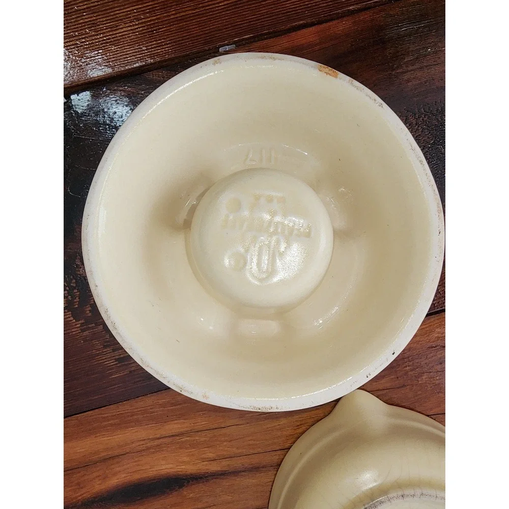 Vintage Pfaltzgraff Village Butter‎ Warmer 2 piece set 116 & 117